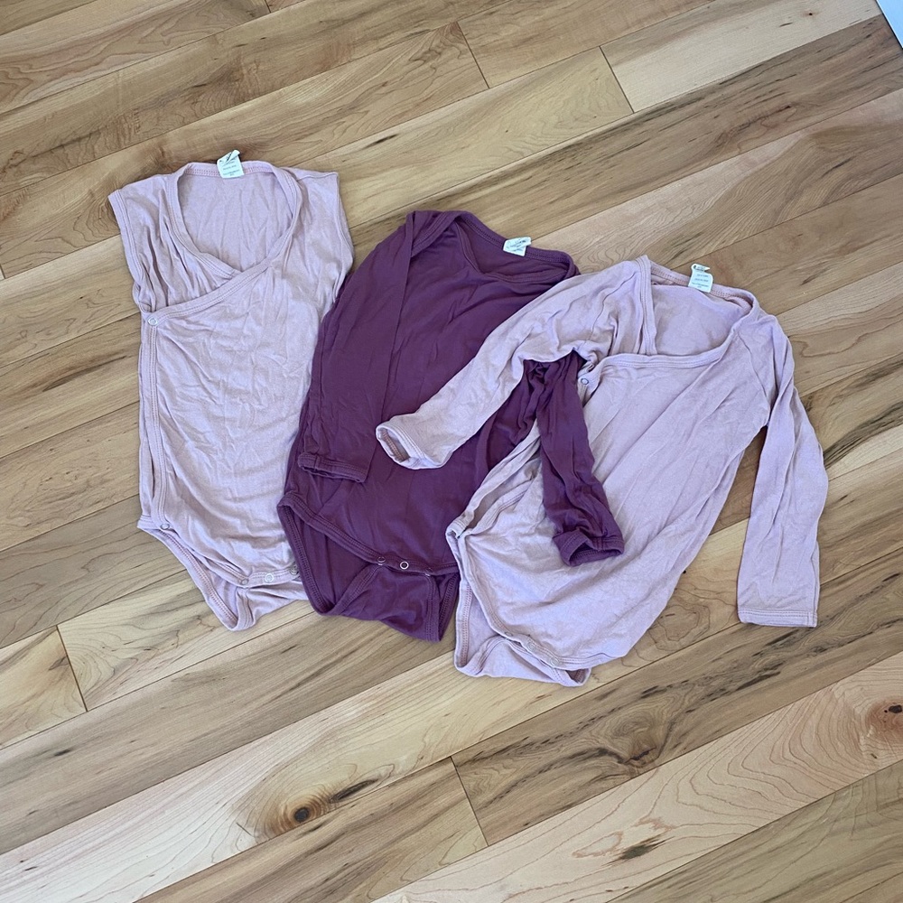 Set of 3 Kate Quinn, Bamboo, bodysuits, size 18-24m